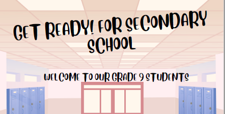 Get ready for secondary school graphic